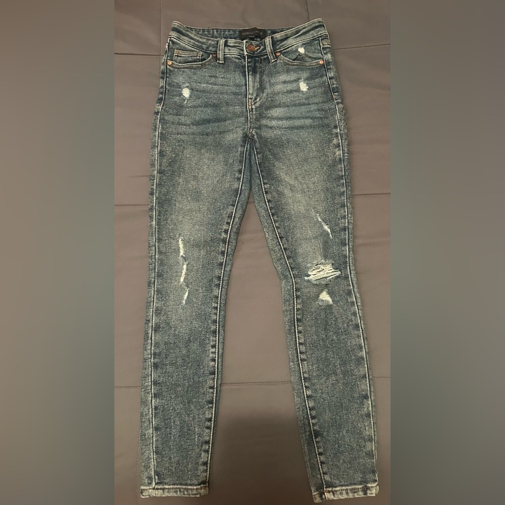 Distressed Denim Jeans